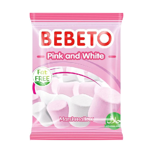 Bebeto Pink&White Marshmallow 130g