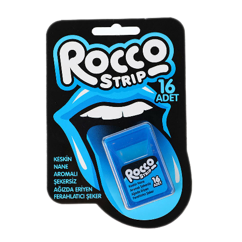 Rocco Blue Mint Strips - 20 Pc