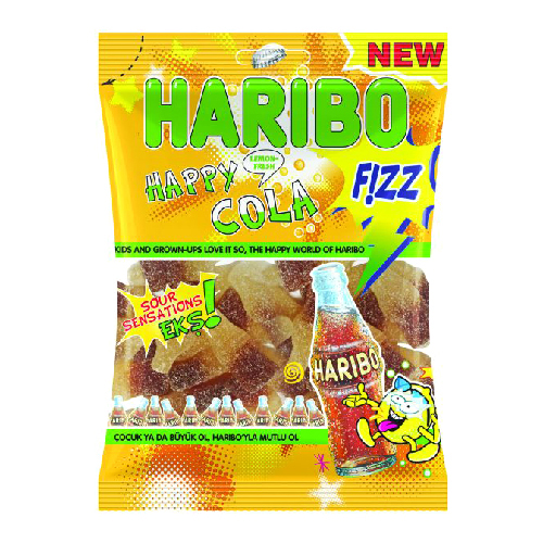 Haribo Fizz Happy Cola Jelly - 160g