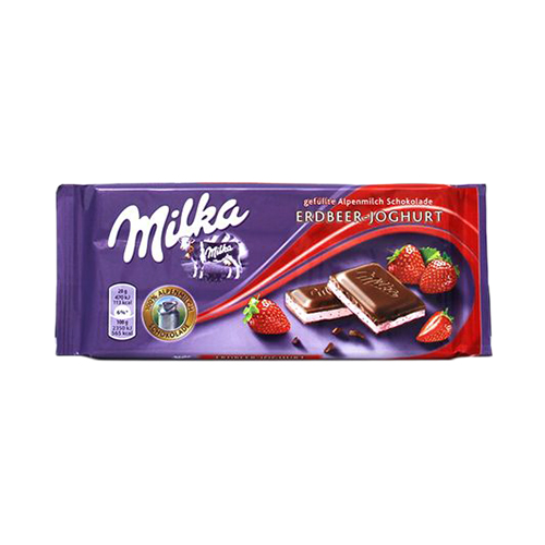 Milka Strawberry Yoghurt Chocolate -100g