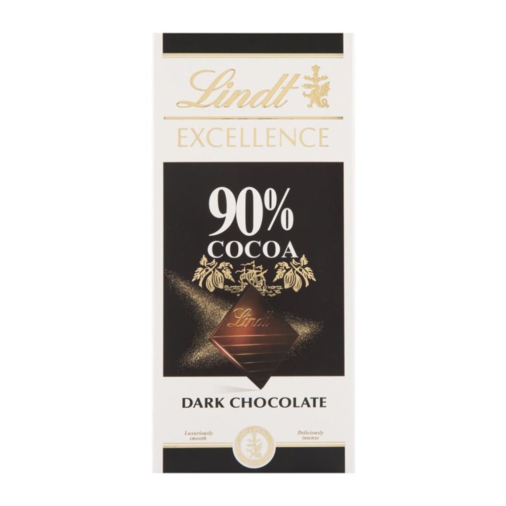 Lindt Ex.90% Cocoa Dark Chocolate - 100g