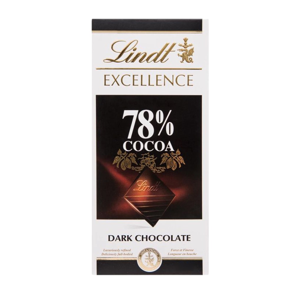 Lindt E. 78% Cocoa Dark Chocolate - 100g