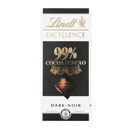 Lindt E. 99% Cocoa Dark Chocolate - 50g