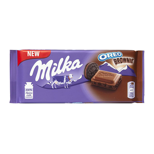 Milka Oreo Brownies Chocolate Bar - 85g