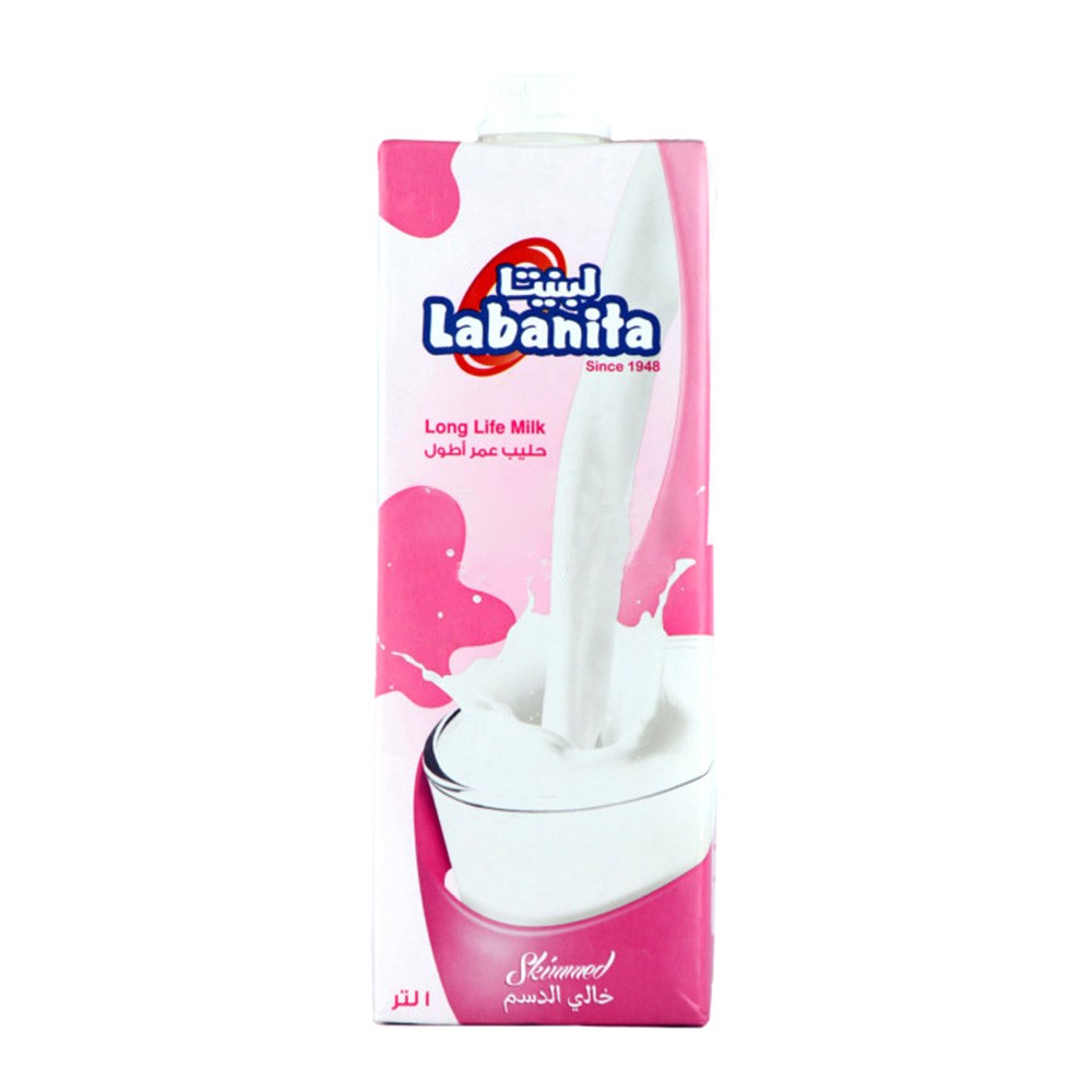 Labanita Skimmed Milk Tetra - 1l