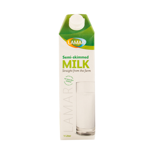 Lamar Semi Skimmed Milk - 1l