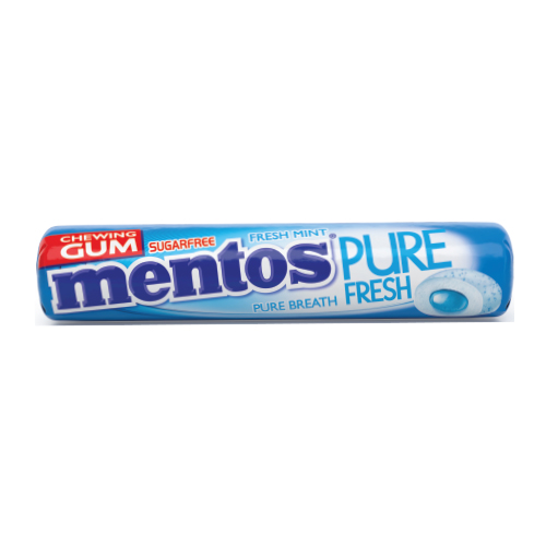 Mentos pure fresh gum Mint 16G