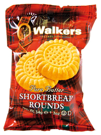 Walkers Shortbread Rounds 34Gm