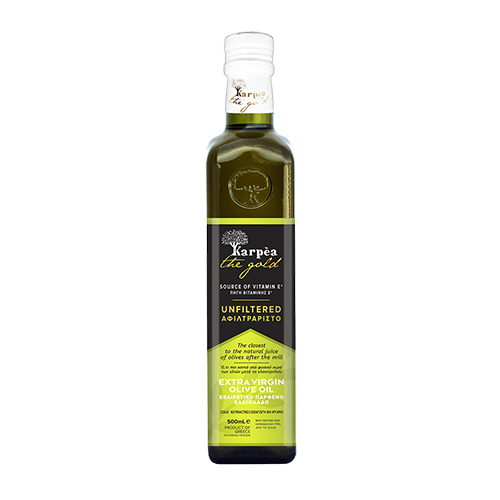 Karpea Greek E.V.Olive Oil Unfiltr-500ml