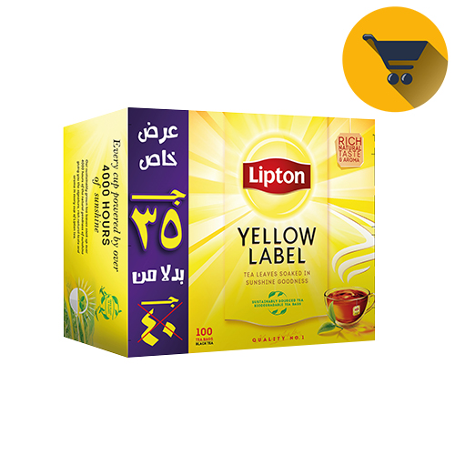 Lipton Tea Tesla Yellow Label - 100T-Bag