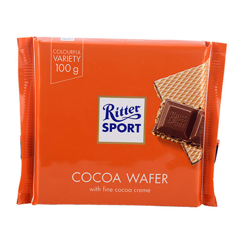 Ritter Sport Milk Choco/Cocoa.C/W100G