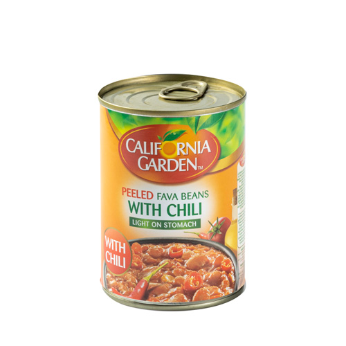 California Garden Peeled Foul Chili 400g