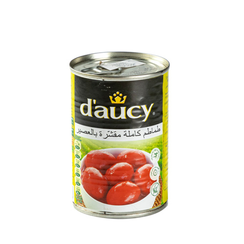 Daucy Whole Peeled Tomato Can - 383g