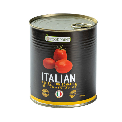 Food Print Peeled Plum Tomatoes - 800g