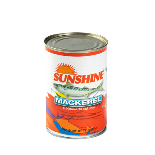 Sunshine Mackerel in Oil and Brine -145g