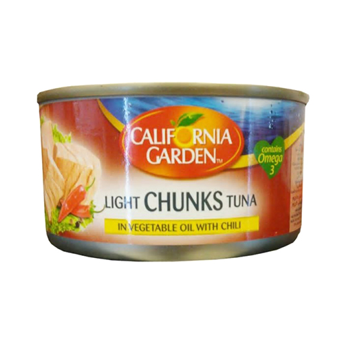 California Garden Tuna w/Veg.Oil -185g