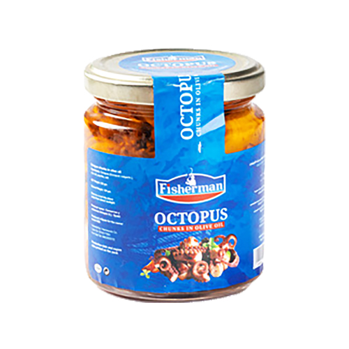 Fisherman Octopus Chunks in O/Oil - 220g