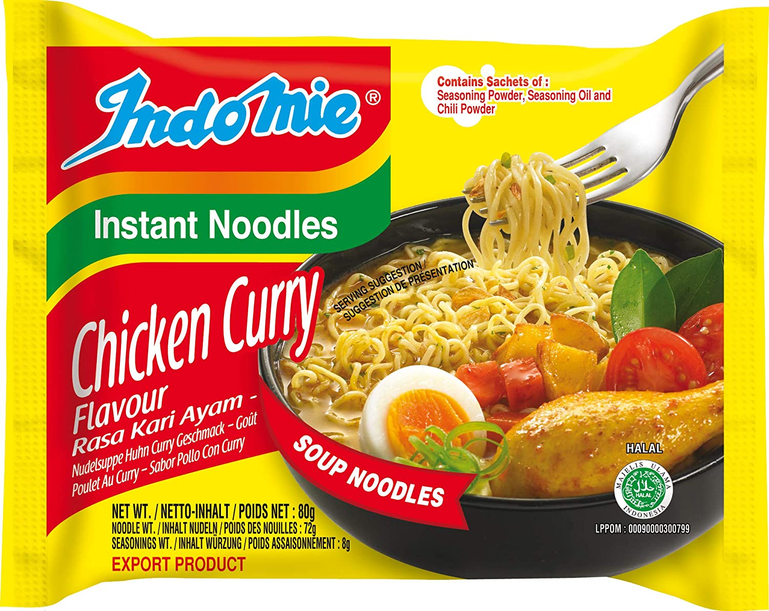 Indomie Chicken Curry Noodles 75g