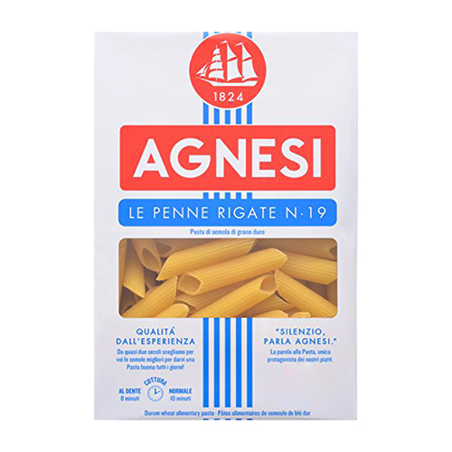 Agnesi N.19 Penne Rigate Pasta - 500g