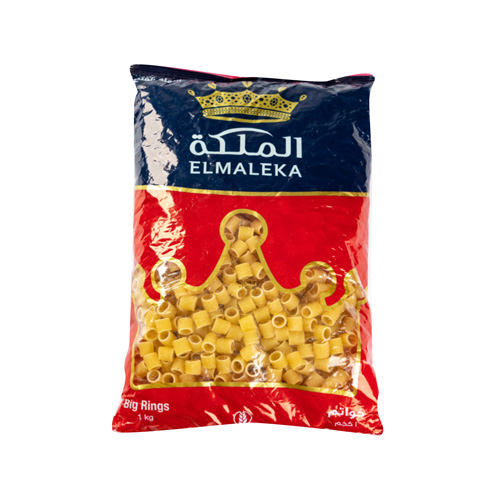 El-Maleka Big Ring Pasta - 1kg