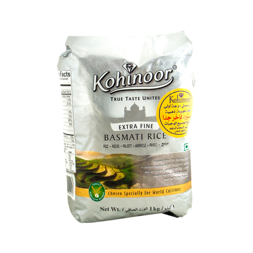 Kohinoor Ex. L. Grain Basmati Rice - 1kg