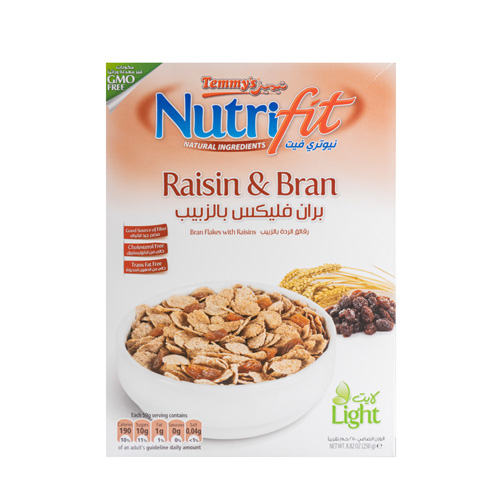 Temmys Nutrifit Raisin & Bran - 250g