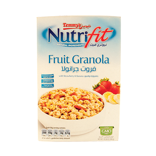 Temmys Nutrifit Fruit Granola - 300g