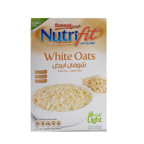 Temmys Nutrifit White Oats - 500g