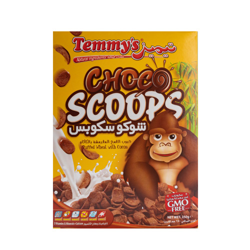 Temmys Choco Scoops - 250g