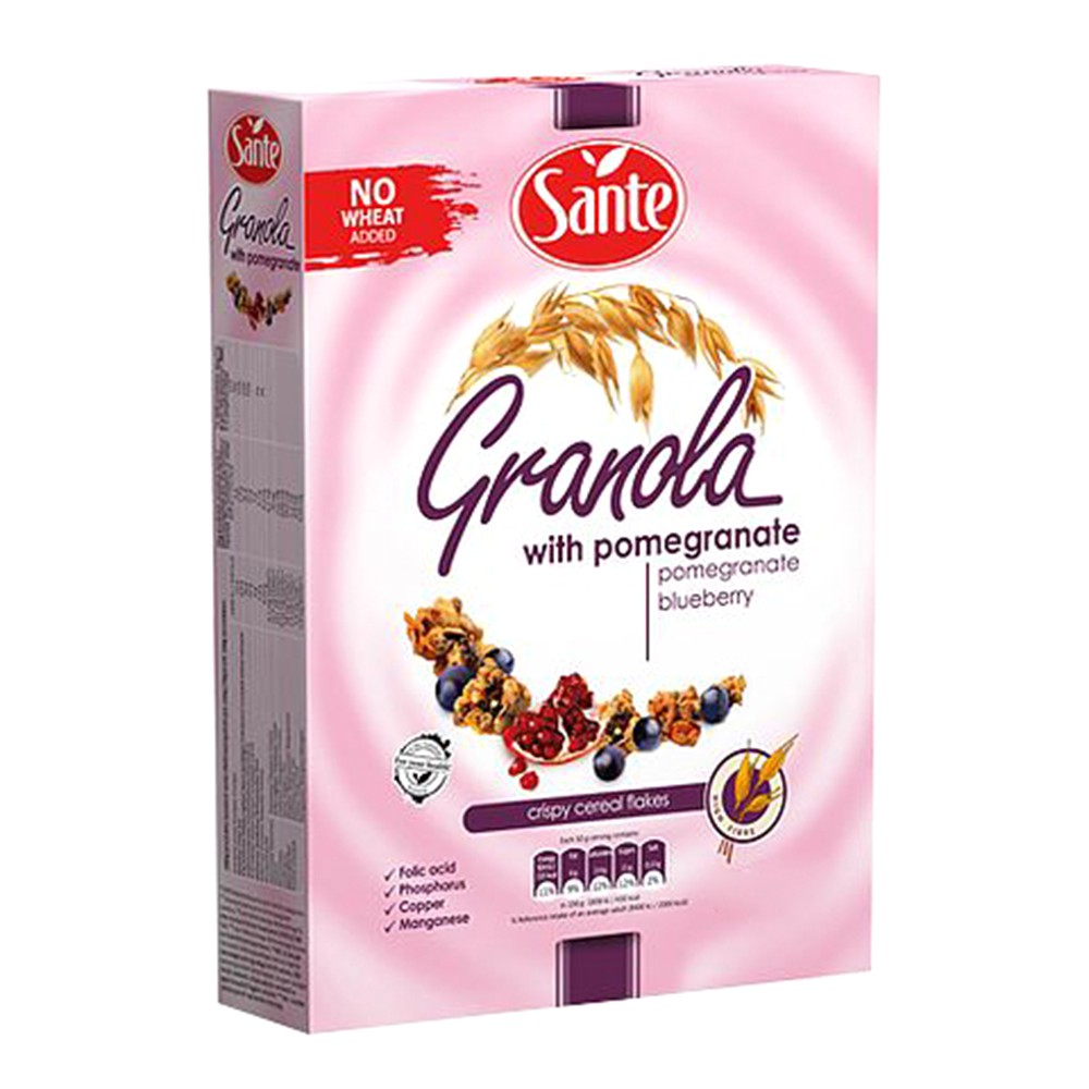 Sante Granola w/Pome. & Blu. Br - 500g