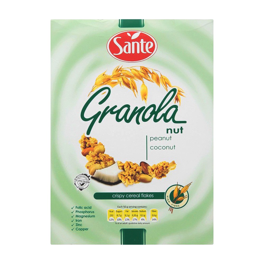 Sante Granola w/Coconut & Peanut - 500g