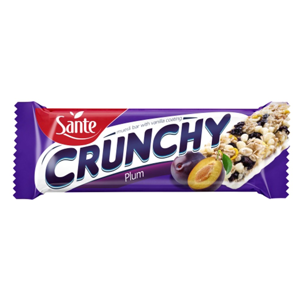 Sante Plum & Vanilla Crunchy Bar - 40g