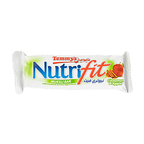 Temmys Dr. Apple Cin. Muesli Bar - 1P