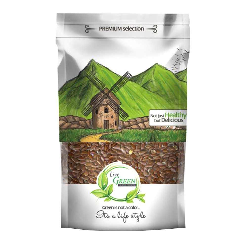 Live Green Flax Seeds - 450g