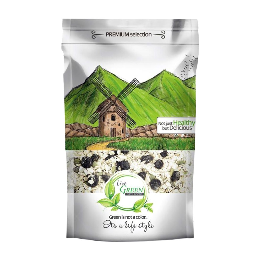 Live Green Dried Fr. Muesli Oats - 450g