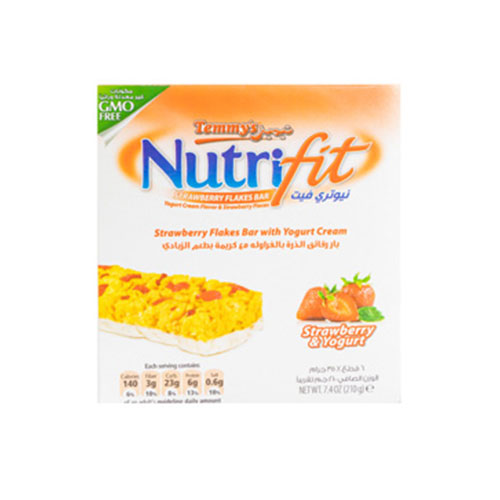 Temmys Nutrifit Strw. Flakes Bar - 210g