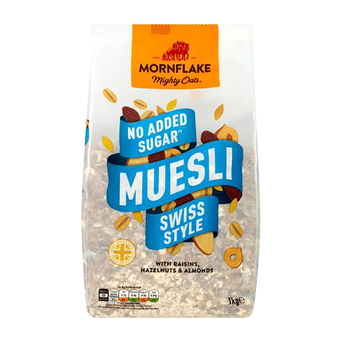 Mornflake Muesli Swiss No Suger - 1kg