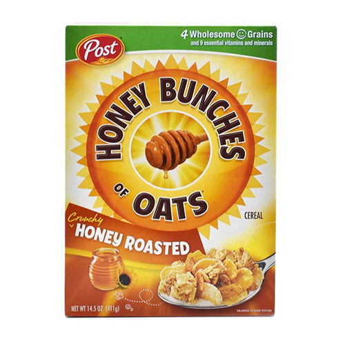 Post H. Bun. of Oats Ros. Cereal - 411g