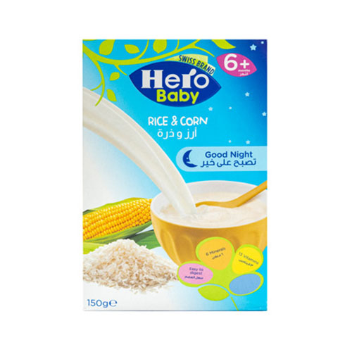 Hero Baby Rice & Corn Cereals - 150g