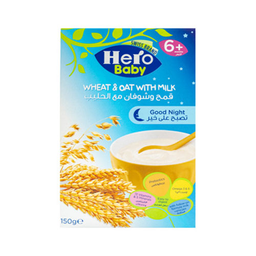 Hero Baby Wheat & Oats Milk Cereals - 15