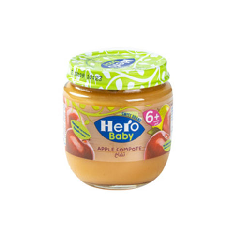 Hero Baby Apple Compote Food Jar - 125g