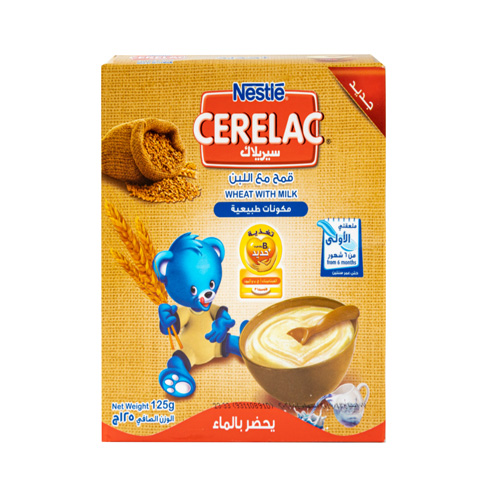 Nestle Cerelac Dt. & Wh. w. Milk - 125g