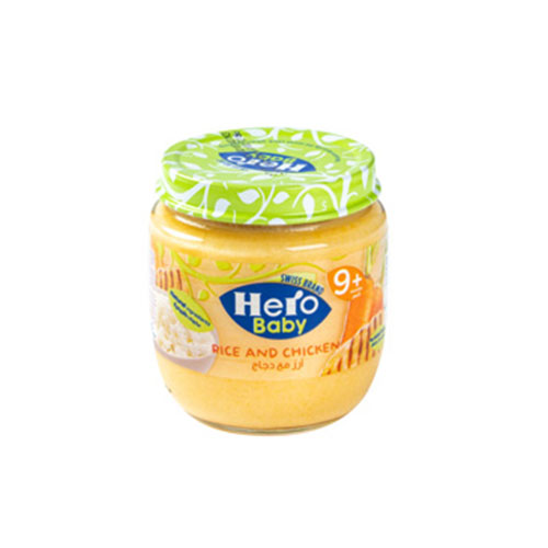 Hero Baby Rice & Chicken Food Jar - 190g