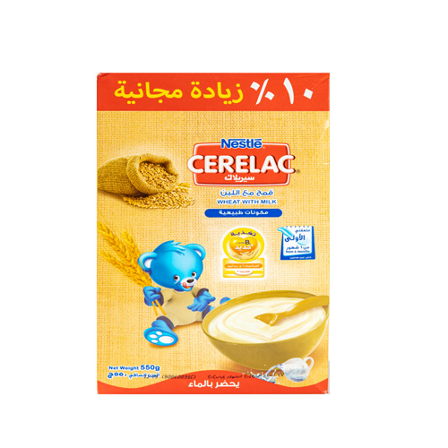 Cerelac 10% Wheat With Milk - 500g