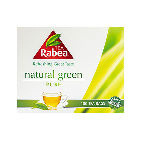 Rabea Naturally Green Tea- 100 Bags