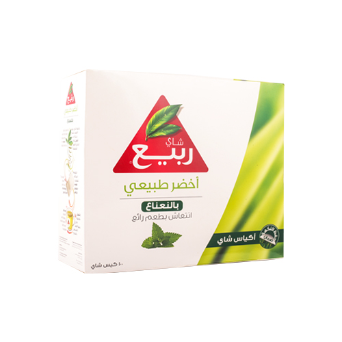 Rabea Green Tea with Mint - 100 Bags