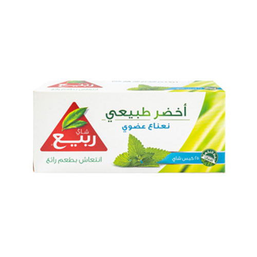 Rabea Naturally Green Mint- 25 Bags