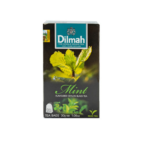 Dilmah Mint Ceylon Black Tea - 20 Bags