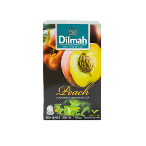 Dilmah Peach Ceylon Green Tea - 20 Bags