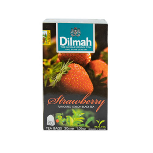 Dilmah Strawberry Ceylon Black Tea-20T